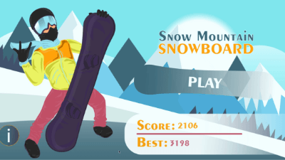 雪山スノーボード
